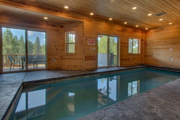 Heated indoor pool