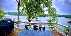 EXCELLENT VIEWS!!  Main level deck right off of the main level living room. 