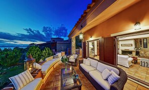Balcony and living room