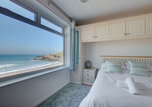 Master bedroom sea views