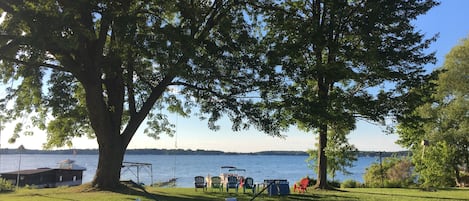 This is your view from the cottage.  Come hang out on the green anytime.