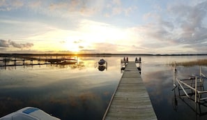 A short walk down the property to the peaceful lake & sunsets