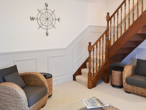 Beautifully appointed living area | Beachcomber Cottage, Newbiggin-by-the-Sea, near Morpeth