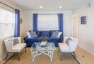 Living room with 48" satellite TV 