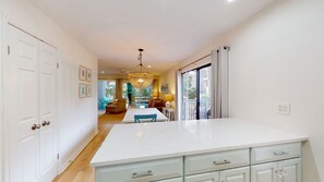 Kitchen with Countertop Seating