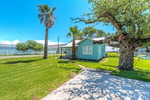 Fully fenced, huge yard! Fenced driveway & boat parking along outside of fence.