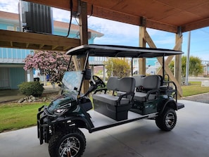 2022 new street legal golf cart- Available for an additional daily fee. 
