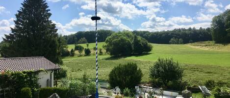 Ausblick vom Balkon