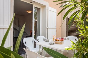 Enjoy the sunshine on your balcony or patio.