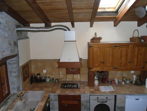 kitchen and dining room