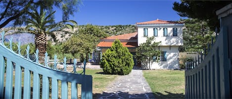 Entrance of villa