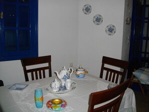 Dinner table in the living room