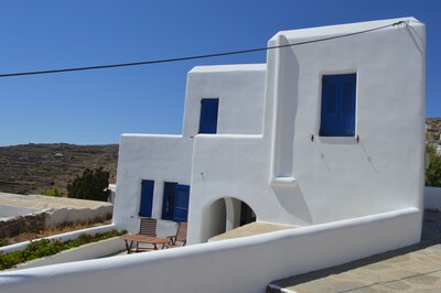 Independent 8 people house in Chorio, Sikinos island, Kyclades islands, Greece