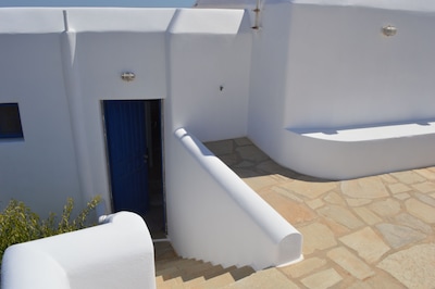 Independent 8 people house in Chorio, Sikinos island, Kyclades islands, Greece
