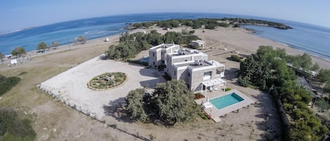 Cedar Bay Villas Overview-Villa Ammos on the right