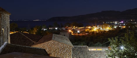 Spectacular view from castle's terrace