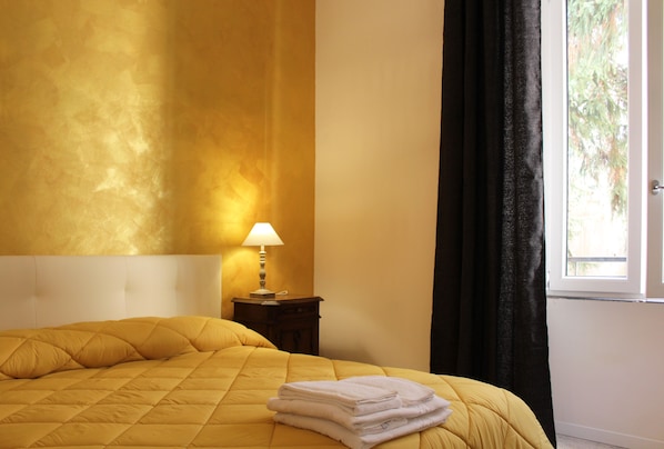 First bedroom with one King bed