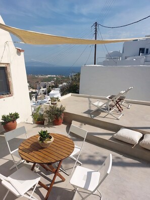 The terrace