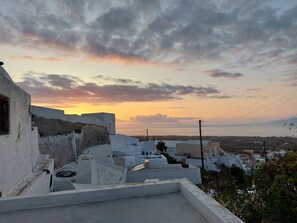 sunset view from the terrace