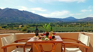 Breathtaking  mountain view exactly from the bedroom's balcony.
