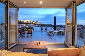 Large Private Terrace overlooking Acropolis and the Parthenon