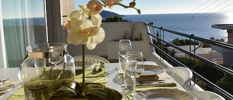 Balcony/terrace with Sea View