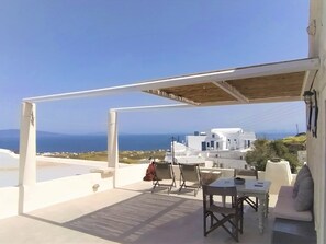 The terrace