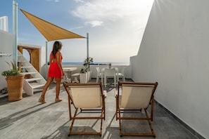 Terrace with Volcano and Sea View