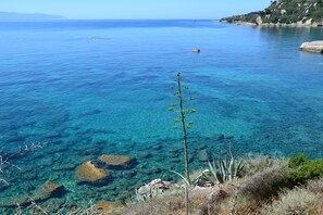 The Ionian sea waters are incredibly clear. Spartia Kefalonia Greece vacations