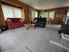 Lounge area, without the sofa-bed made up.