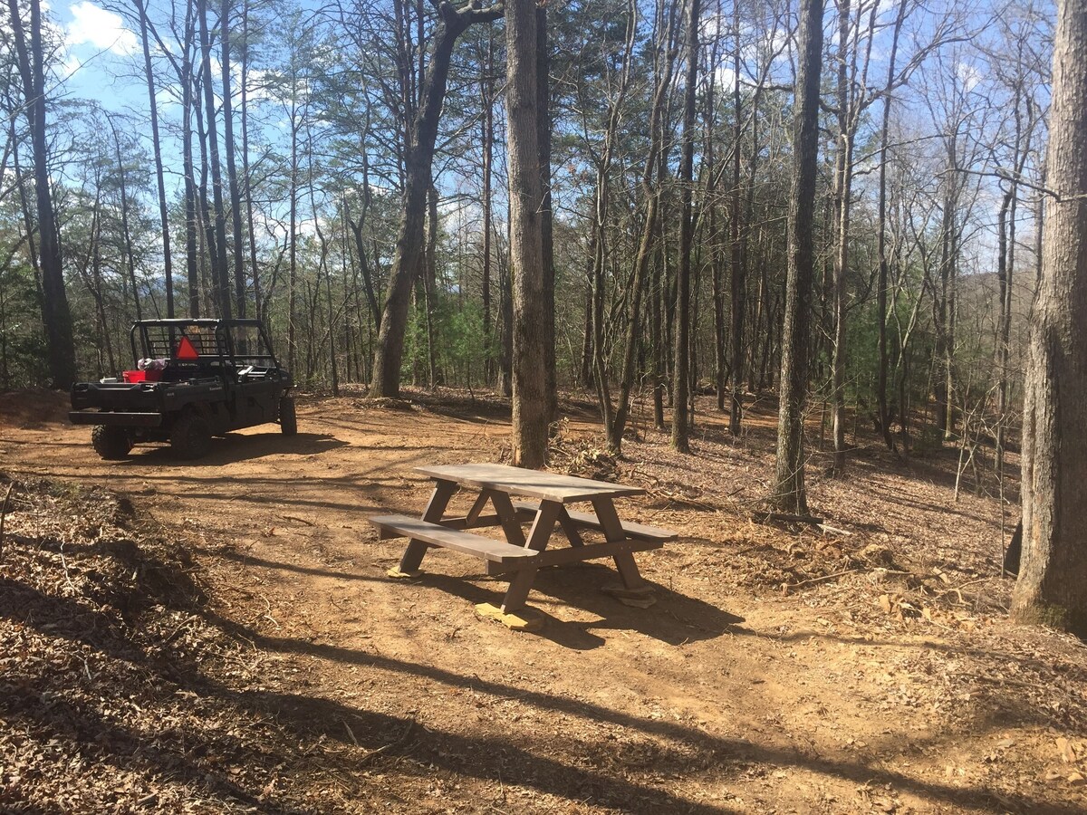 MOUNTAINTOP SEMI-PRIMITIVE CAMPING NEAR BLUE RIDGE GEORGIA