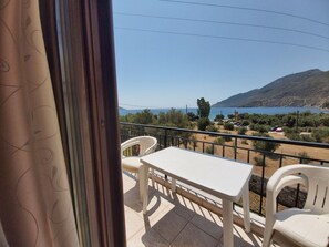 Blick vom Balkon