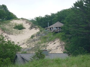 Cottage from beach