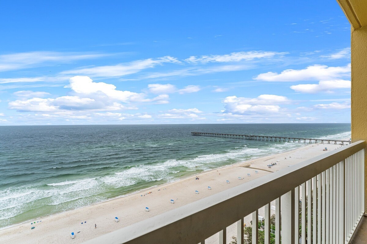 UPDATED 1bd in Calypso Resort – Next to Pier Park! Includes Bch Chair Service