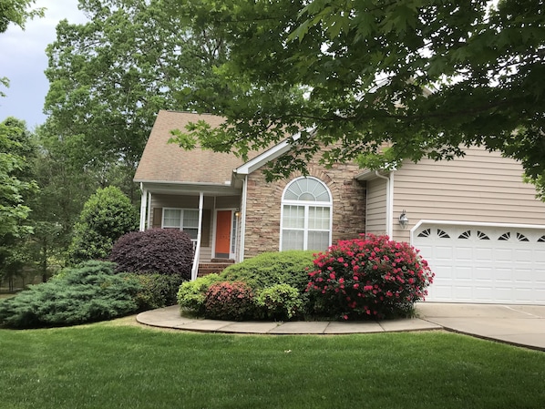 The front of my house.