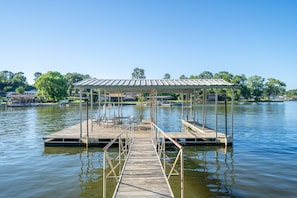 Dock with 2 Boat Slips and Swim Area