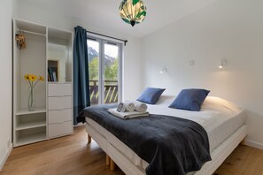 Master bedroom with wardrobe