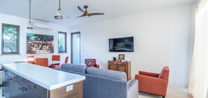 Living Room with AC/ Ceiling Fan , Smart TV /  Wi - Fi