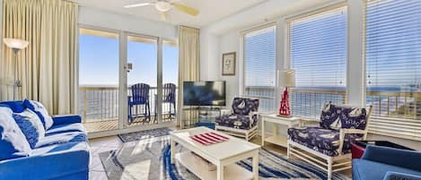 Gulf Front Condo on 9th floor