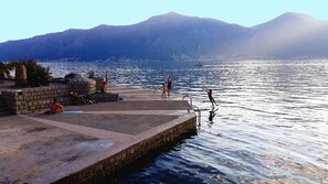 swimming area, so much nicer than chemical pools