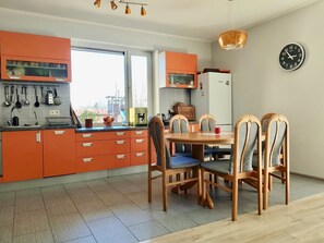 Kitchen and dining area