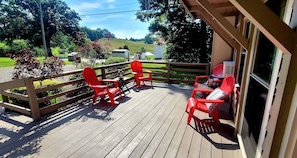 Enjoy your morning coffee or evening glass of wine on the front patio!