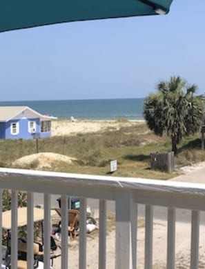 Beautiful ocean view from front deck and all front windows.