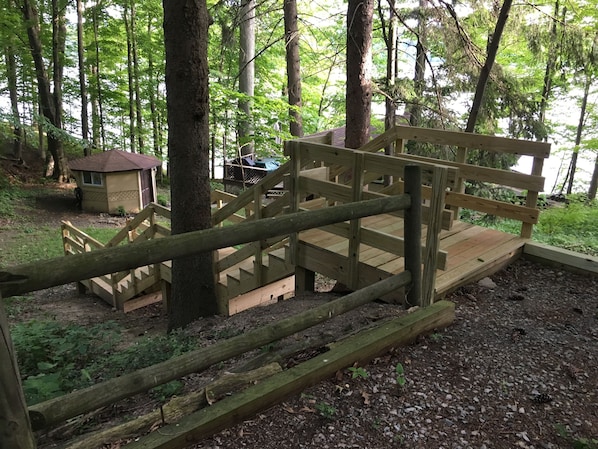 Staircase to Cottage