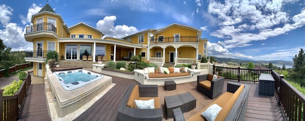 Terrace at the TING guest house