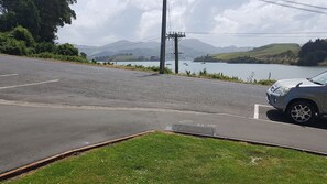 View across Latham Bay from the front of apartment