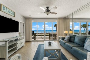 Living Area with Balcony