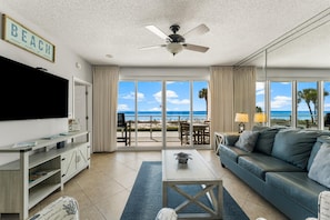Living Area with Balcony
