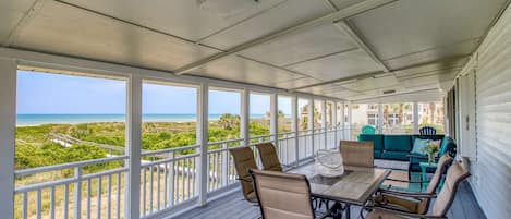 Enjoy sweeping views and plenty of hang-out space from this huge porch.