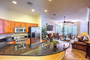 Kitchen and Living Room